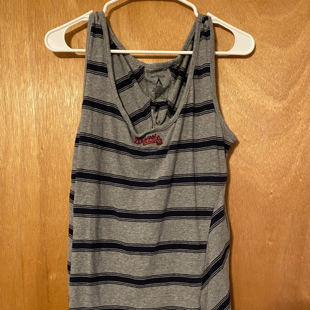 Antigua Atlanta Braves Corset Tanktop